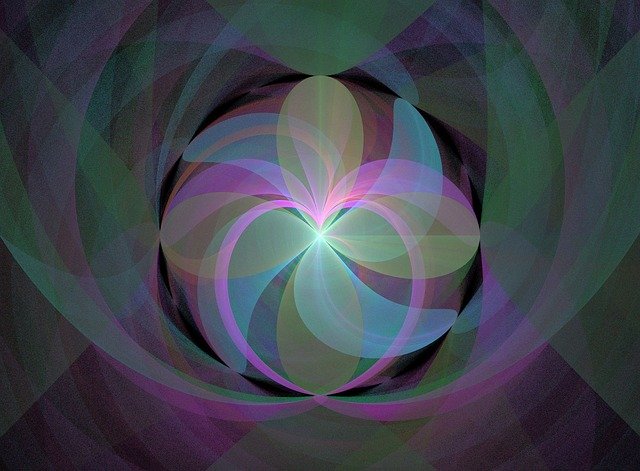 Free download Fractals Blue Pink -  free illustration to be edited with GIMP free online image editor