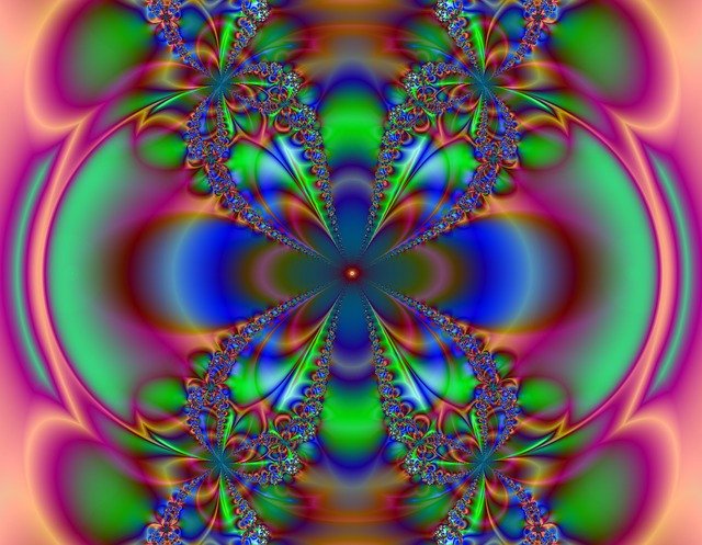 Free download Fractals Graphic Ribbons -  free illustration to be edited with GIMP free online image editor