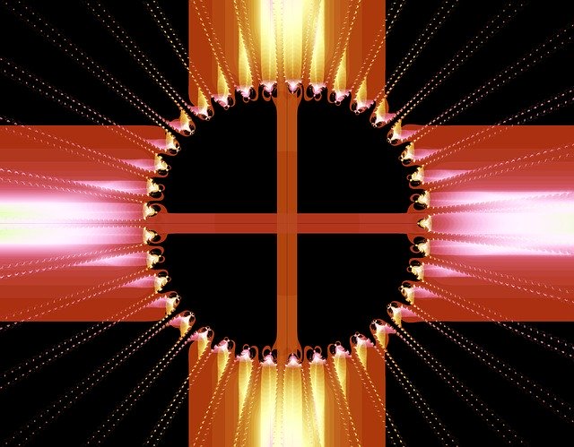 Free download Fractal Shield Fire -  free illustration to be edited with GIMP free online image editor
