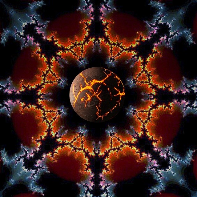 Free download Fractal Space -  free illustration to be edited with GIMP free online image editor