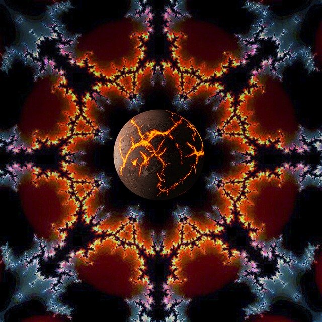 Kostenloser Download Fractal Space - kostenlose Illustration zur Bearbeitung mit dem kostenlosen Online-Bildeditor GIMP