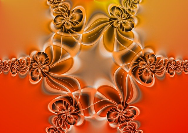 Free download Fractal Symmetry Pattern -  free illustration to be edited with GIMP free online image editor