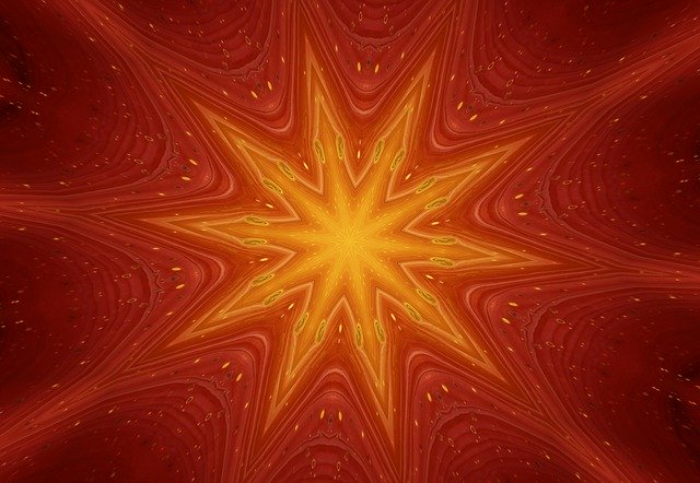 Free download Fractal Wallpaper Colorful -  free illustration to be edited with GIMP free online image editor