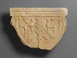 Free download Fragmentary limestone Cypriot capital free photo or picture to be edited with GIMP online image editor