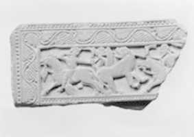 Free download Fragment of a Lid (?) with a Hunting Scene free photo or picture to be edited with GIMP online image editor