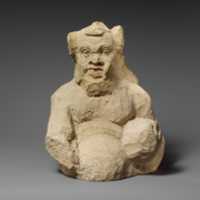 Free download Fragment of a partly unfinished limestone statuette of a silen free photo or picture to be edited with GIMP online image editor