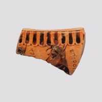 Free download Fragment of a terracotta krater or dinos (bowl for mixing wine and water) free photo or picture to be edited with GIMP online image editor