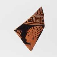 Free download Fragment of a terracotta lebes gamikos (round-bottomed bowl with handles and stand used in weddings) free photo or picture to be edited with GIMP online image editor