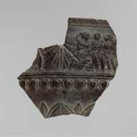 Free download Fragment of a Vessel with a Dionysian Scene free photo or picture to be edited with GIMP online image editor
