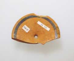 Free download Fragment of the foot of a terracotta kylix (drinking cup) free photo or picture to be edited with GIMP online image editor