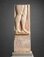 Free download Fragment of the marble stele (grave marker) of a hoplite (foot soldier) free photo or picture to be edited with GIMP online image editor