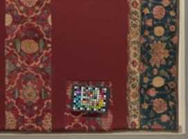 Free download Fragments of a Trellis Pattern Carpet free photo or picture to be edited with GIMP online image editor