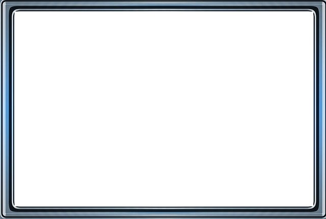 Free download Frame Blue Smooth -  free illustration to be edited with GIMP free online image editor