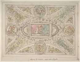 Free download Framed Design for a Decorated Ceiling free photo or picture to be edited with GIMP online image editor