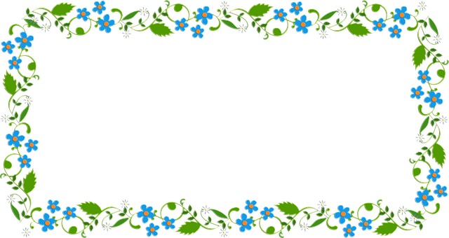 Free download Frame Decoration Flowers -  free illustration to be edited with GIMP free online image editor