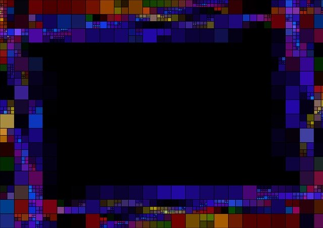Free download Frame Karos Dark -  free illustration to be edited with GIMP free online image editor