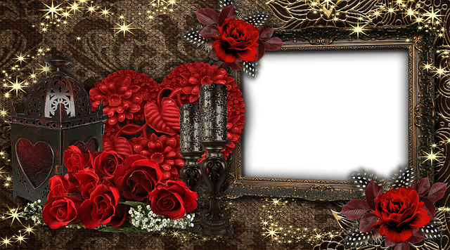 Free download Frame Romance -  free illustration to be edited with GIMP free online image editor