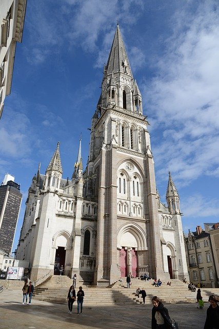 Unduh gratis France Church Nantes - foto atau gambar gratis untuk diedit dengan editor gambar online GIMP