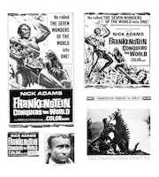 تنزيل مجاني لبرنامج Frankenstein Conquers the World Ad Sheet ، صورة مجانية أو صورة لتحريرها باستخدام محرر صور GIMP عبر الإنترنت