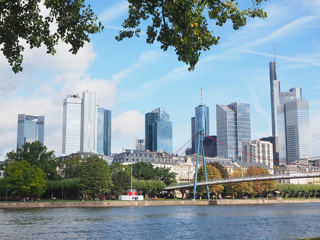 Free download frankfurt am main germany skyscrapers free picture to be edited with GIMP free online image editor