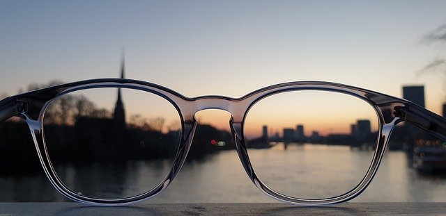 Free download Frankfurt Glasses Sunset -  free photo or picture to be edited with GIMP online image editor