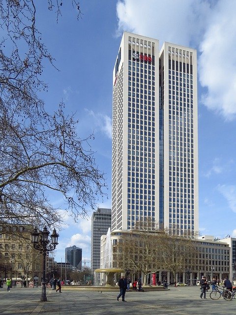 Free download frankfurt main opera tower ubs free picture to be edited with GIMP free online image editor
