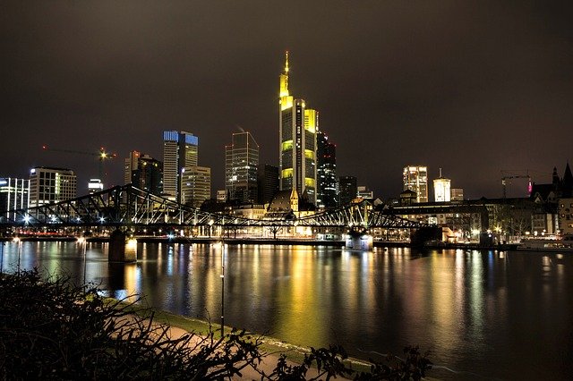 Free download frankfurt skyline n architecture free picture to be edited with GIMP free online image editor