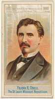 Free download Frank R. ONeil, The St. Louis Missouri Republican, from the American Editors series (N1) for Allen & Ginter Cigarettes Brands free photo or picture to be edited with GIMP online image editor