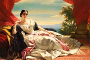 Free download Franz Xaver Winterhalter, Portrait Of Leonilla, Princess Of Sayn Wittgenstein Sayn free photo or picture to be edited with GIMP online image editor