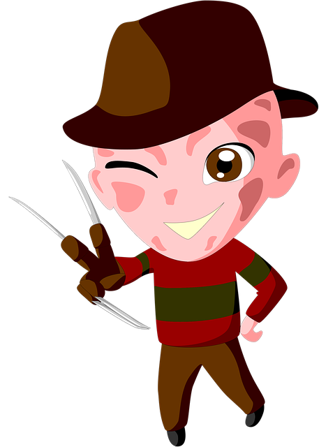 Free download Freddy Krueger Maniac Chibi -  free illustration to be edited with GIMP free online image editor