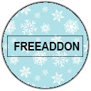 FreeAddon.com Winter Snow Flakes Theme  screen for extension Chrome web store in OffiDocs Chromium