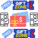 FreeGiftZone: Get Redeem Code  screen for extension Chrome web store in OffiDocs Chromium