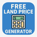 Free Land Price Generator  screen for extension Chrome web store in OffiDocs Chromium
