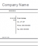 Free download Free Template for Blank Invoice DOC, XLS or PPT template free to be edited with LibreOffice online or OpenOffice Desktop online