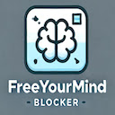 FreeYourMind Blocker  screen for extension Chrome web store in OffiDocs Chromium