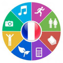 French Lessons  screen for extension Chrome web store in OffiDocs Chromium