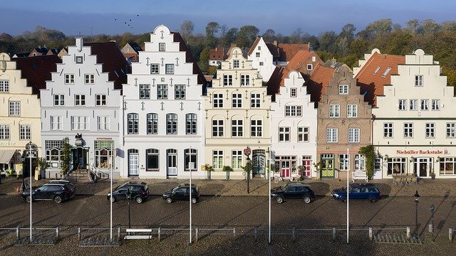 Free download Friedrichstadt Staircase Gabled -  free photo or picture to be edited with GIMP online image editor