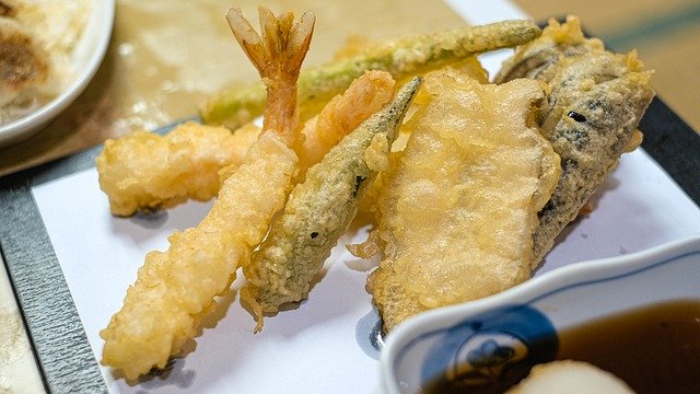 Free download Fried Vegetables Food Shrimp -  free free photo or picture to be edited with GIMP online image editor