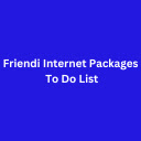 Friendi Internet Packages To Do List  screen for extension Chrome web store in OffiDocs Chromium