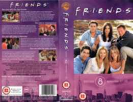 Free download Friends Series 8 Episodes 17-20 UK VHS 2002 Cover free photo or picture to be edited with GIMP online image editor
