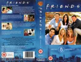Free download Friends Series 8 Episodes 21-23 UK VHS 2002 Cover free photo or picture to be edited with GIMP online image editor