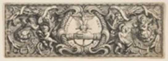 Free download Frieze of Ornament with Clasped Hands and Anchor free photo or picture to be edited with GIMP online image editor