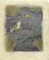 Free download Frog By A Dandelion With Flies by Jan van Oort (1867-1938) free photo or picture to be edited with GIMP online image editor