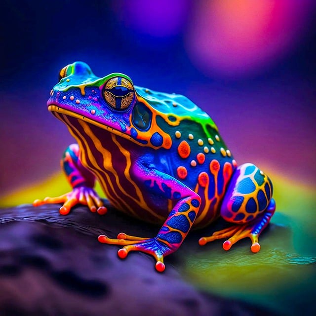 Free download frog colorful animal color free picture to be edited with GIMP free online image editor