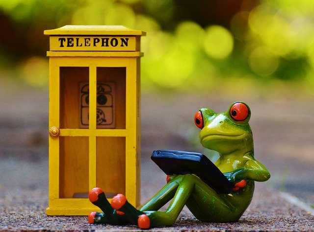 Free download frog phone booth phone computer free picture to be edited with GIMP free online image editor