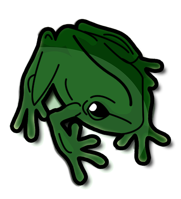Free download Frog Tropical Small -  free illustration to be edited with GIMP free online image editor