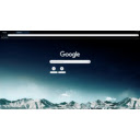 Frozen mountains  screen for extension Chrome web store in OffiDocs Chromium