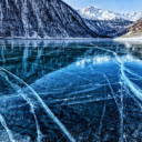 Frozen Winter Lake  screen for extension Chrome web store in OffiDocs Chromium