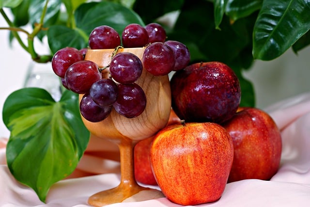 Muat turun percuma buah-buahan epal anggur plum makanan gambar percuma untuk diedit dengan GIMP editor imej dalam talian percuma