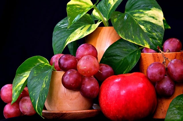 Free download fruits grapes apples fresh healthy free picture to be edited with GIMP free online image editor
